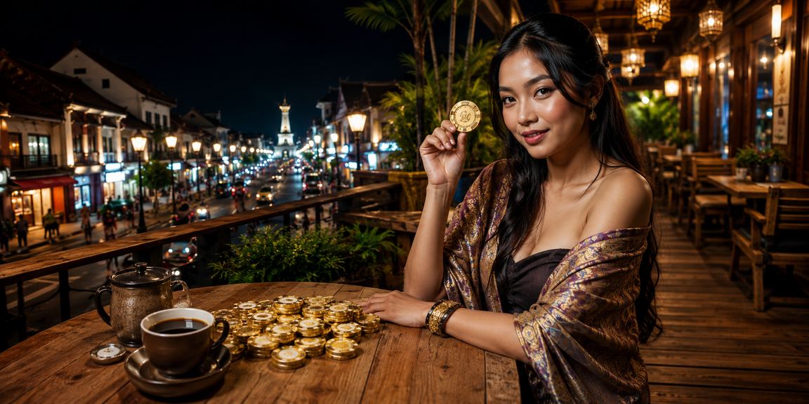 Seseorang menikmati taruhan online sambil bersantai dengan kopi di Vietnam